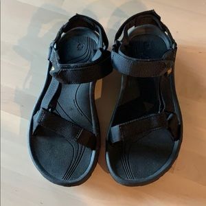 Black Teva Sandals